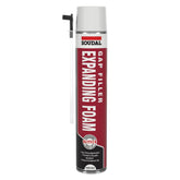 Soudal Handheld Gap Filler Expanding Foam - Champagne 750ml